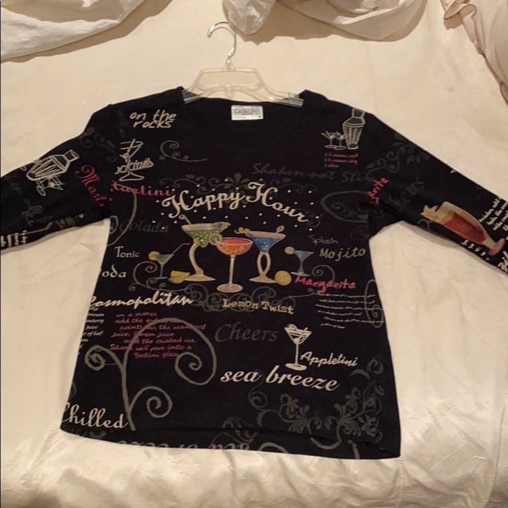 Women’s Happy hour drinking long sleeve
